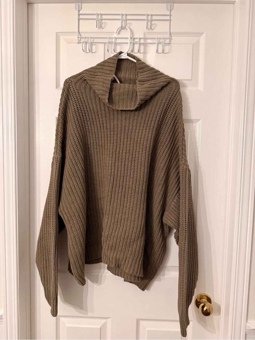Free People Swim Too Deep Pullover Chunky Knit Sweater